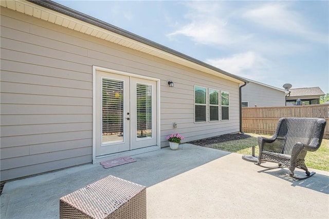 3715 Bridges Ct, Cumming, GA 30040 - view of patio with french doors