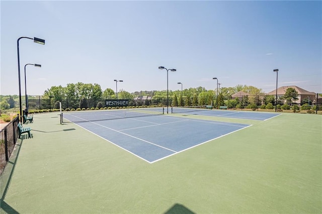 3715 Bridges Ct, Cumming, GA 30040 - view of tennis court featuring community basketball court