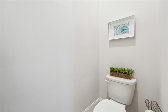 bathroom featuring toilet