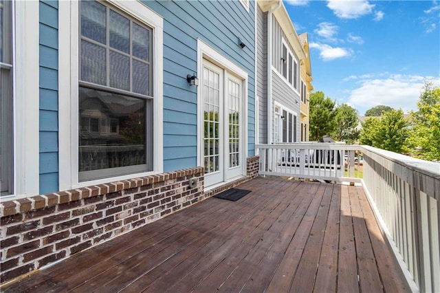 view of deck