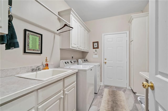 2287 Lake Ridge Ter, Lawrenceville, GA 30043 - washroom featuring cabinet space and washing machine and clothes dryer
