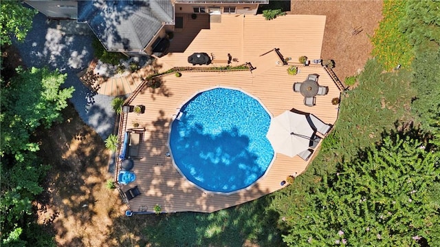 2287 Lake Ridge Ter, Lawrenceville, GA 30043 - aerial view of a pool area