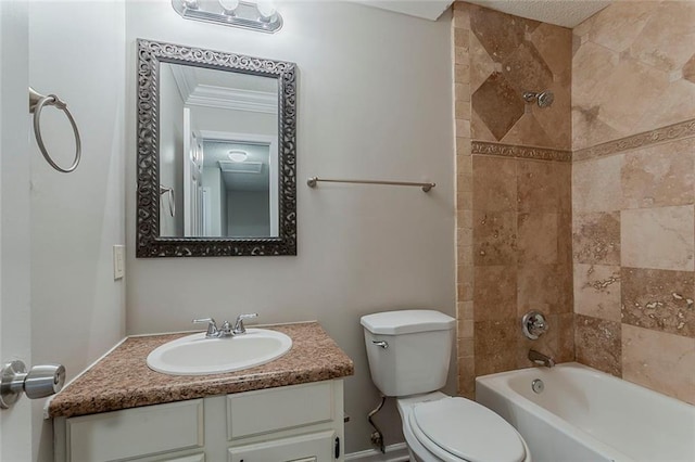 5383 Forest E Ln, Stone Mountain, GA 30088 - full bathroom with vanity and  shower combination