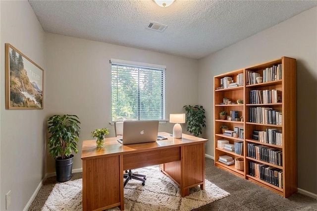 5383 Forest E Ln, Stone Mountain, GA 30088 - office featuring carpet floors and a textured ceiling