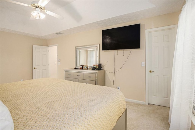 1644 Beaver Creek Ln, Snellville, GA 30078 - bedroom featuring light colored carpet, a ceiling fan, and baseboards