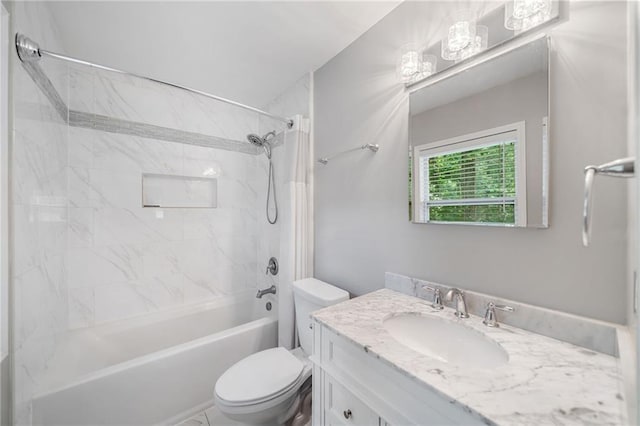2941 Foothill Trl, Marietta, GA 30066 - bathroom with shower / bath combination with curtain and vanity
