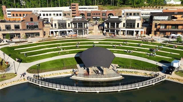 view of home's community featuring a water view