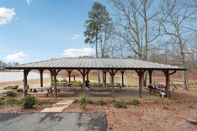 view of property's community featuring a gazebo