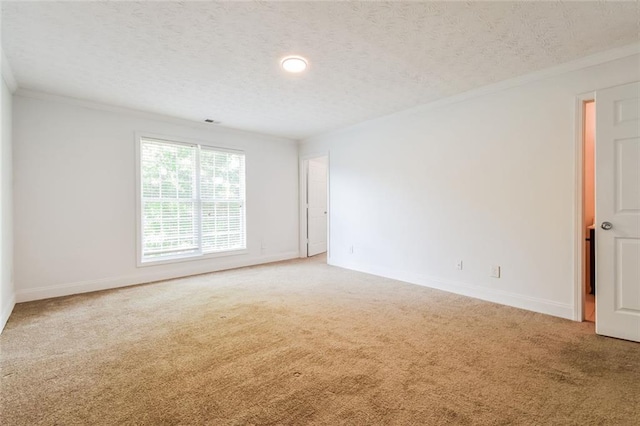 5900 Fairington Farms Ln, Stonecrest, GA 30038 - empty room with carpet flooring, ornamental molding, and a textured ceiling