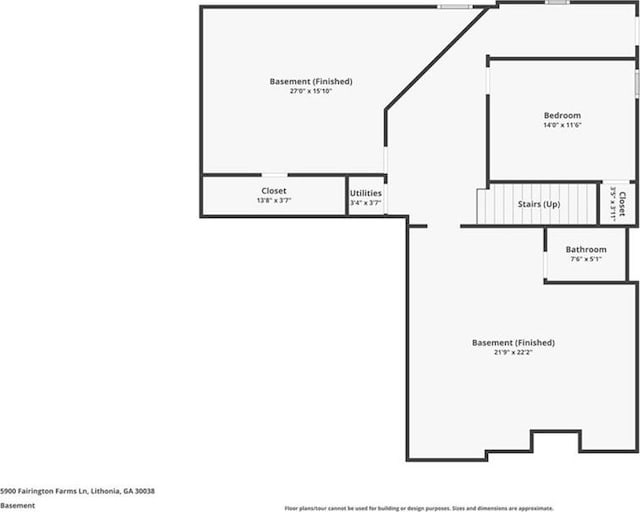 5900 Fairington Farms Ln, Stonecrest, GA 30038 - view of home floor plan