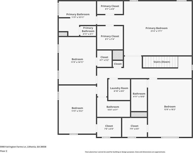 5900 Fairington Farms Ln, Stonecrest, GA 30038 - view of floor plan / room layout