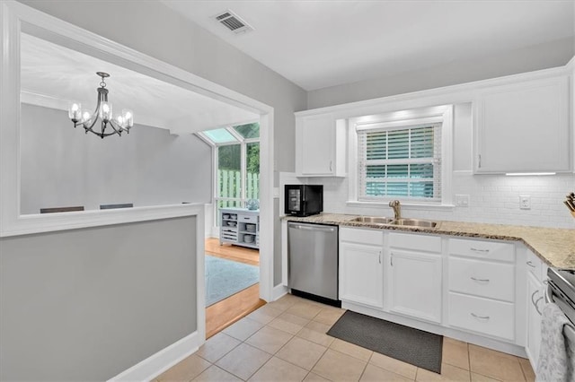 4 Mount Vernon Cir, Atlanta, GA 30338 - kitchen featuring stainless steel dishwasher, a sink, black microwave, and tasteful backsplash