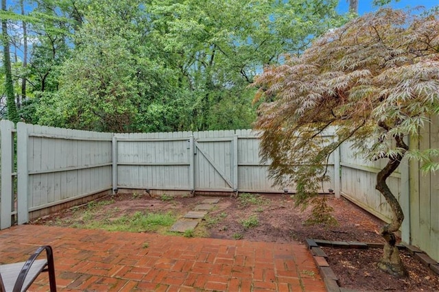 4 Mount Vernon Cir, Atlanta, GA 30338 - fenced backyard featuring a patio area and a gate