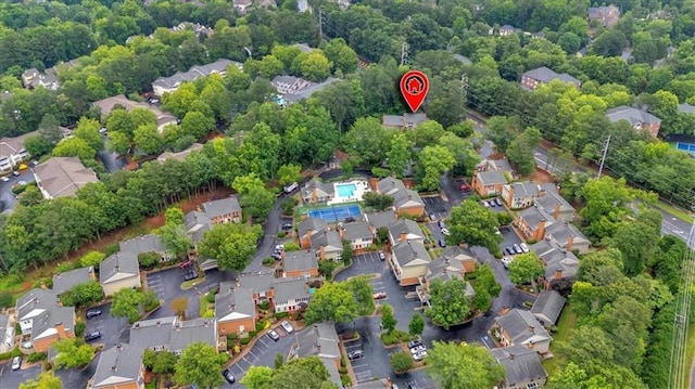 4 Mount Vernon Cir, Atlanta, GA 30338 - aerial view of property's location featuring nearby suburban area