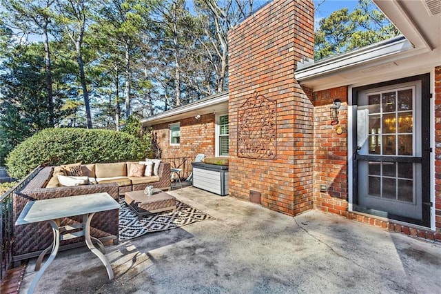 view of patio / terrace featuring outdoor lounge area