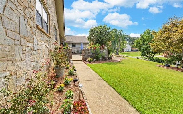 view of yard