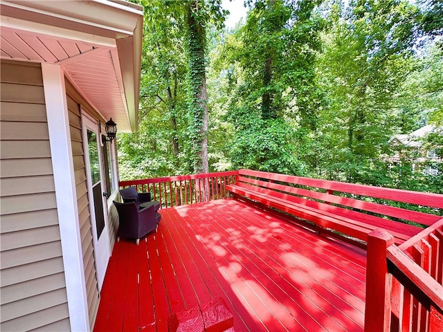 3460 Ebenezer Rd, Marietta, GA 30066 - view of wooden deck