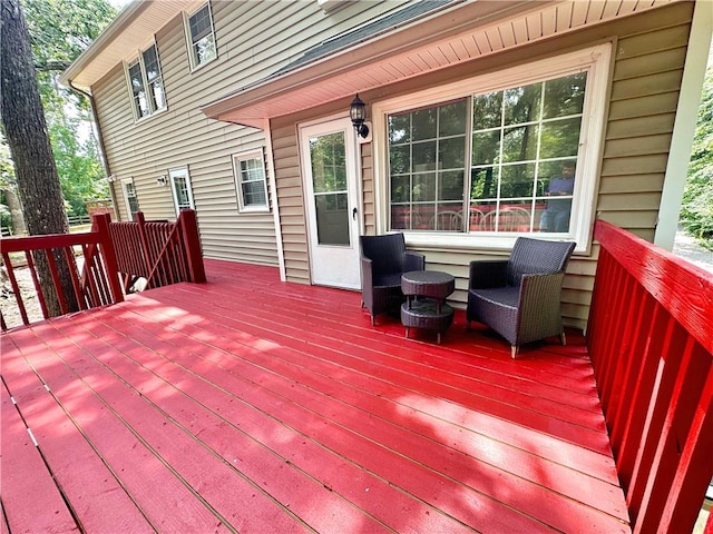 3460 Ebenezer Rd, Marietta, GA 30066 - view of wooden deck