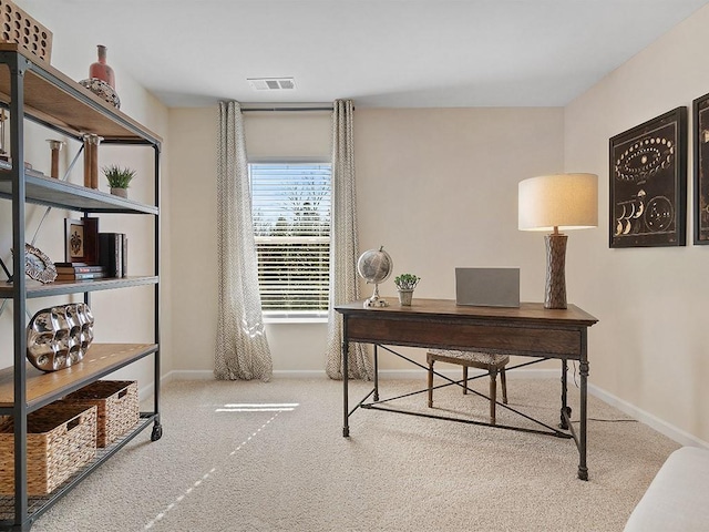 366 Lost Creek Blvd, Dallas, GA 30132 - carpeted home office with baseboards