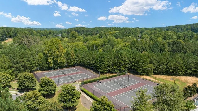 366 Lost Creek Blvd, Dallas, GA 30132 - bird's eye view of a heavily wooded area
