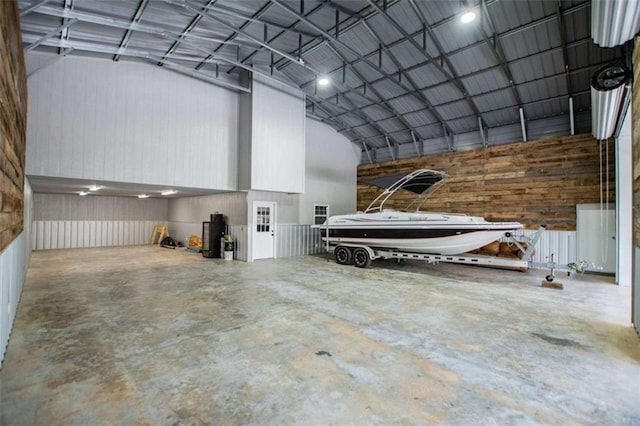 2125 Mccollum Church Rd, Lineville, AL 36266 - garage featuring wooden walls