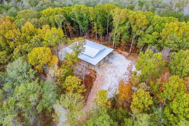 2125 Mccollum Church Rd, Lineville, AL 36266 - aerial view of property and surrounding area with a forest