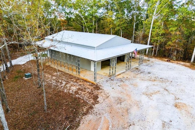 2125 Mccollum Church Rd, Lineville, AL 36266 - view of outbuilding featuring a view of trees