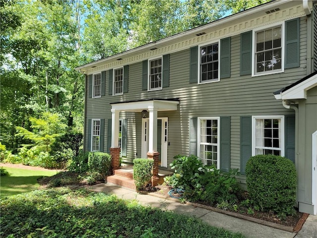 view of colonial-style house