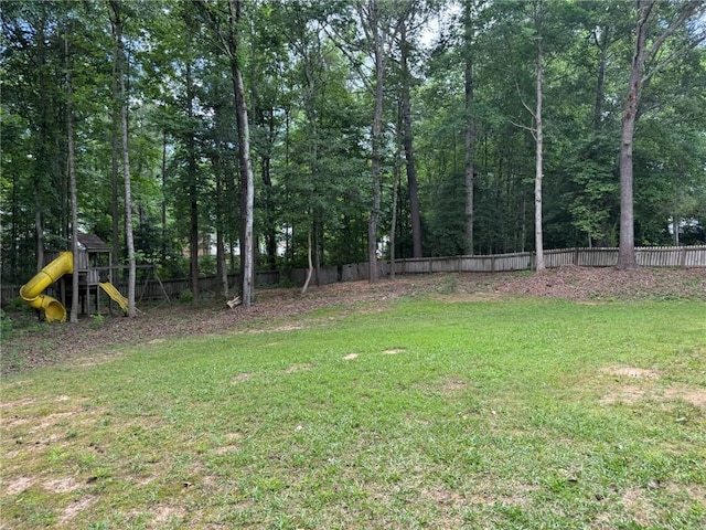7454 Woody Springs Dr, Flowery Branch, GA 30542 - view of yard with a playground