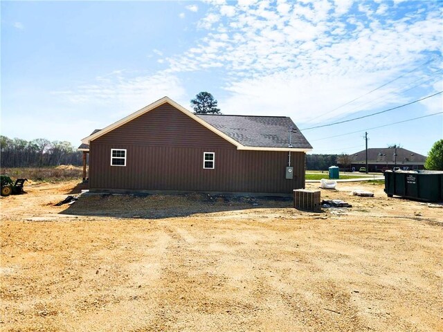 view of back of property