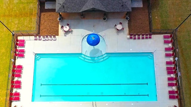 view of pool