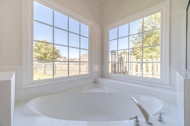 bathroom with a healthy amount of sunlight