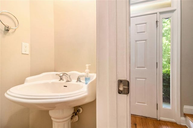 2551 Village Creek Lndg SE, Atlanta, GA 30316 - bathroom with wood finished floors