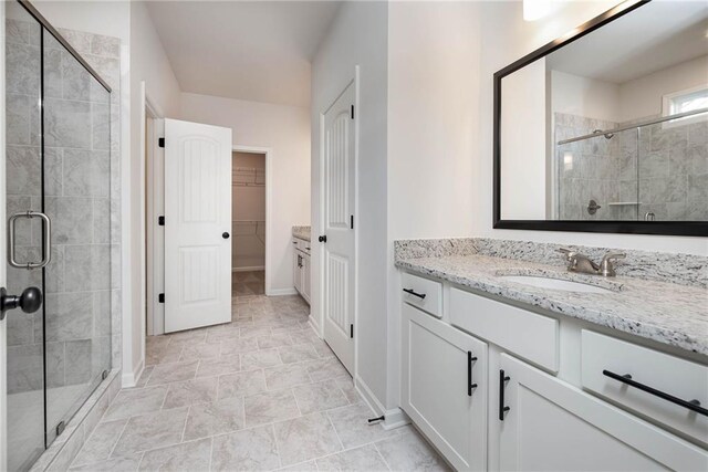 106 Harmony Farms Orch, Eatonton, GA 31024 - bathroom with a shower with door and vanity