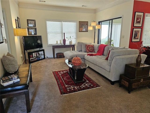 4409 Deborahs Ct Unit 0, Union City, GA 30291 - living area with carpet floors and crown molding
