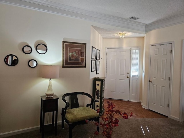 4409 Deborahs Ct Unit 0, Union City, GA 30291 - entrance foyer featuring crown molding, a textured ceiling, and baseboards