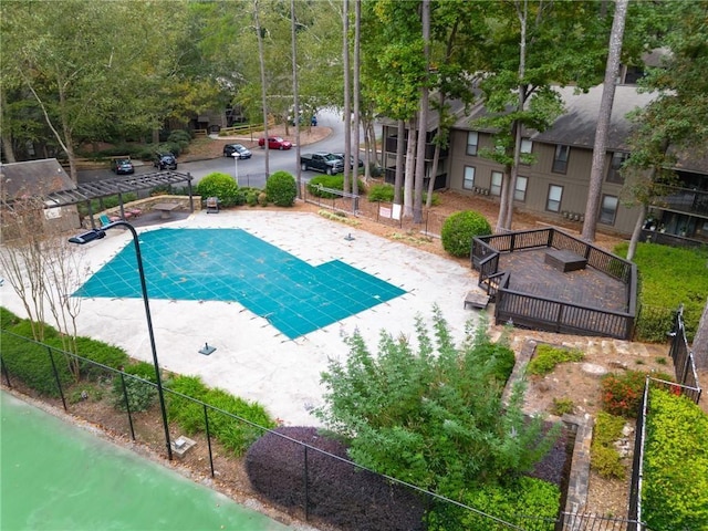 1901 Cumberland Ct, Smyrna, GA 30080 - view of pool with fence