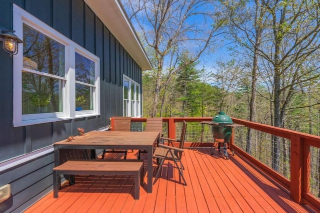 124 Nichols Branch Ln, Clayton, GA 30525 - deck with outdoor dining area