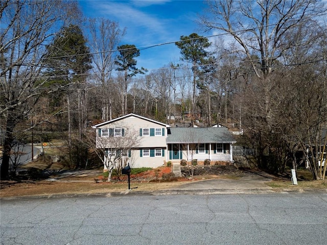 view of colonial house