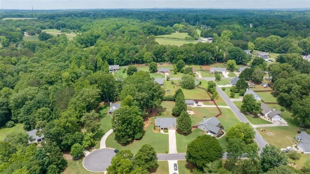 42 Hummingbird Ct, Jefferson, GA 30549 - bird's eye view of a forest