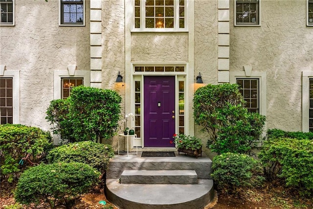 1950 Wenlok Trl NE, Marietta, GA 30066 - view of exterior entry with stucco siding