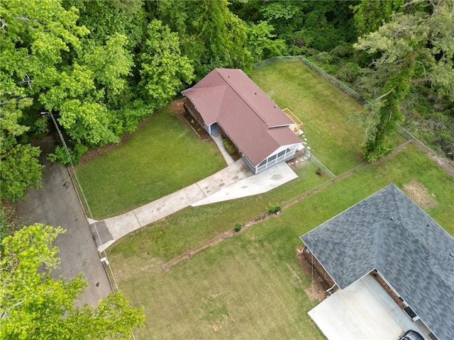 aerial view