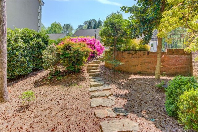1038 Huntcliff, Atlanta, GA 30350 - view of yard with stairs