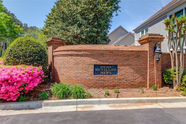 1038 Huntcliff, Atlanta, GA 30350 - view of community / neighborhood sign