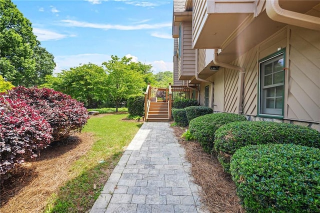 150 Victoria Sta, Woodstock, GA 30189 - view of yard featuring stairway