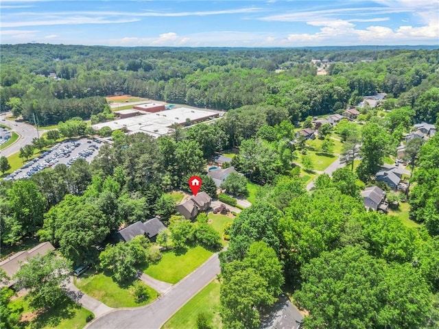150 Victoria Sta, Woodstock, GA 30189 - view of property location with a heavily wooded area and nearby suburban area