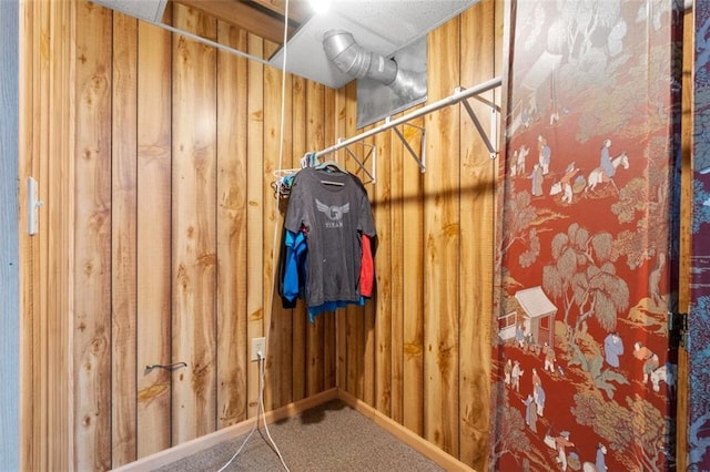 1690 Cedar Grove Dr, Marietta, GA 30066 - bathroom with wood walls