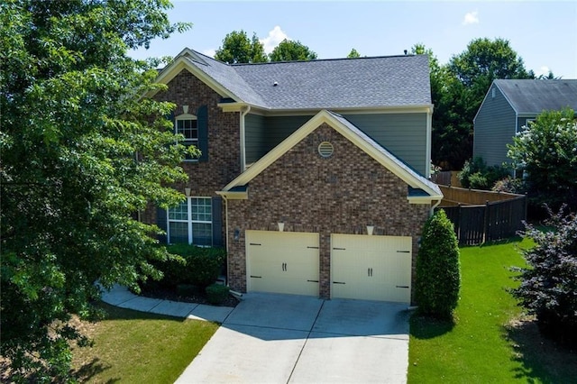 213 Roseman Way, Woodstock, GA 30188 - view of front of house featuring concrete driveway, a garage, and brick siding