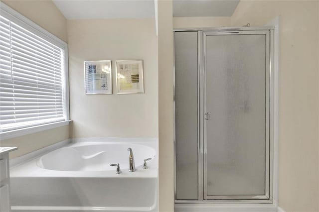 213 Roseman Way, Woodstock, GA 30188 - bathroom featuring a stall shower and a bath