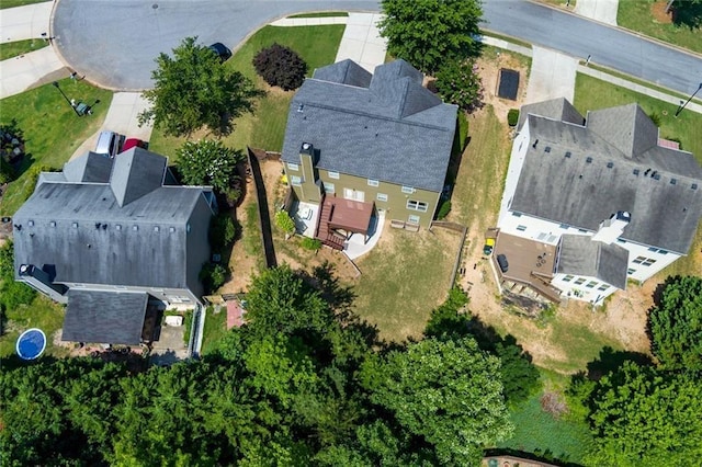 213 Roseman Way, Woodstock, GA 30188 - aerial view of property and surrounding area with nearby suburban area